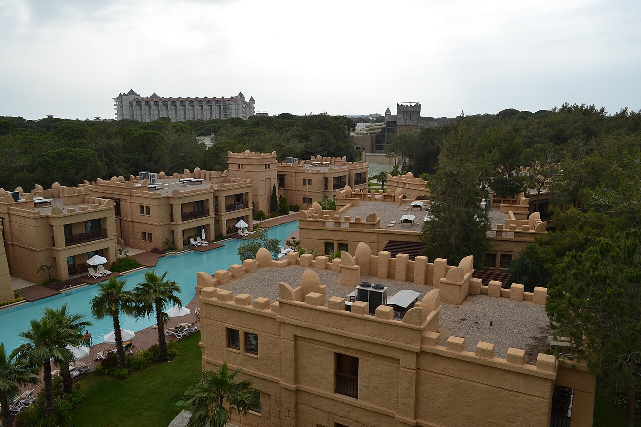 Rixos Premium Belek, вид на отель в 2015 году